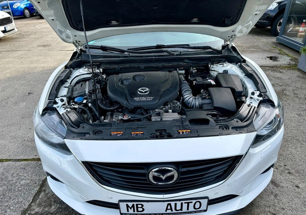 Mazda 6 cena 49999 przebieg: 159790, rok produkcji 2014 z Szczecin małe 466